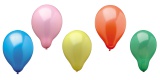 Luftballons uni-farbig