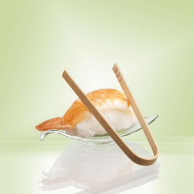 50 Fingerfood - Zangen 10 cm Bambus