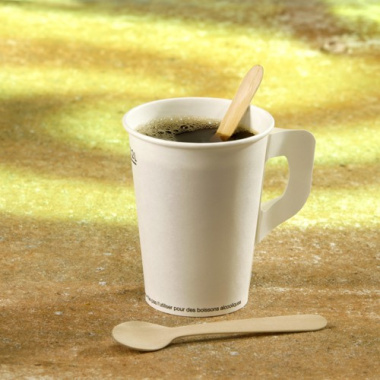100 Kaffeelöffel, Holz -pure- 11 cm