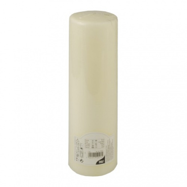 Stumpenkerze Ø 80 mm 290 mm elfenbein -Ivory-