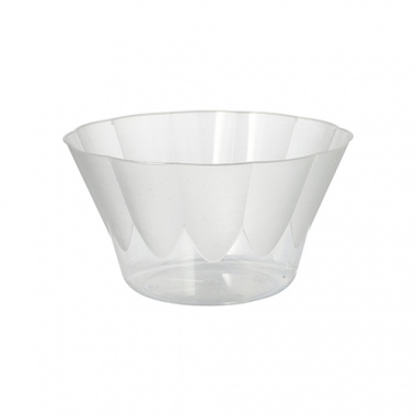 10 Eis- und Dessertschalen rund 400 ml Ø 12 cm 7 cm glasklar