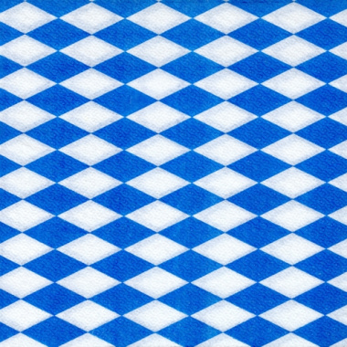 100 Servietten, 1-lagig 1/4-Falz 33 cm x 33 cm -Bayrisch Blau-