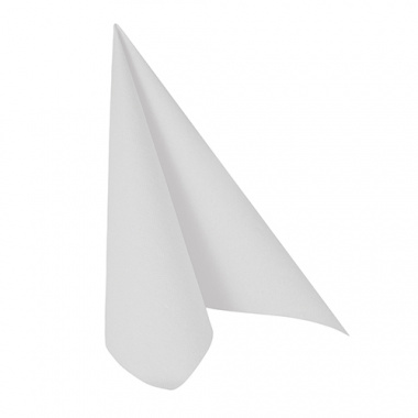 20 Servietten -ROYAL Collection- 1/4-Falz 33 cm x 33 cm weiss