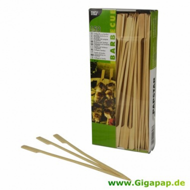 150 Grill-Spieße 25 cm aus Bambus