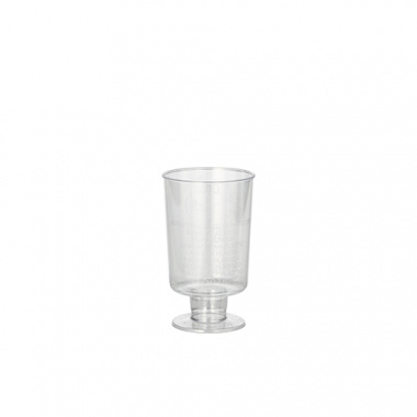 20 Stiel-Gläser für Schnaps, PS 4 cl Ø 3,8 cm 6,3 cm glasklar einteilig
