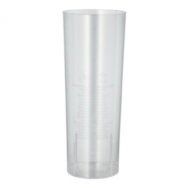 10 Glser fr Longdrinks, PS 0,3 l  5,85 cm 15,2 cm glasklar