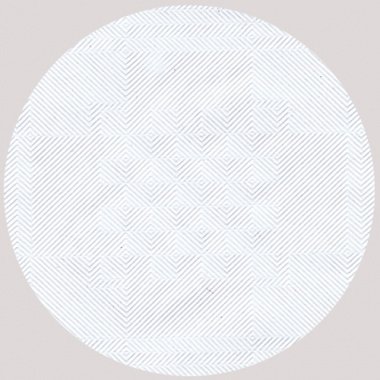 Papiertischtuch mit Damastprägung 50 m x 1 m weiss