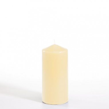 Stumpenkerze Ø 60 mm 130 mm creme