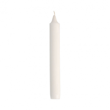 120 Haushaltskerzen mit Dornloch Ø 2,45 cm 20 cm weiss
