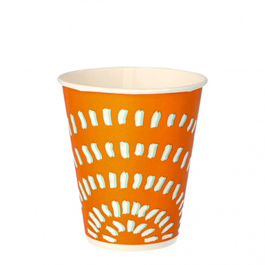 100 Trinkbecher, Pappe 0,25 l Ø 8,97 cm 10 cm weiss