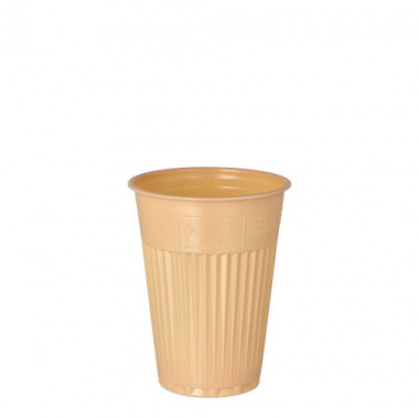 100 Thermobecher automatengängig  0,18 l Durchmesser:7,03cm Höhe:9cm braun/weiss 
