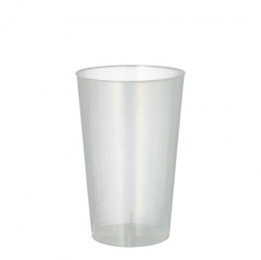 25 Trinkbecher, PP 0,3 l Ø 7,8 cm 11,8 cm transluzent unzerbrechlich