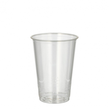 100 Kaltgetränkebecher, PLA -pure- 0,2 l Ø 7,03 cm 9,7 cm glasklar