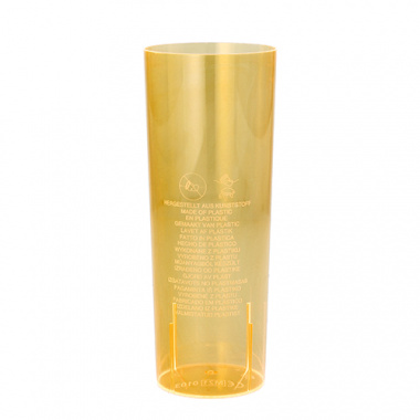 10 Gläser für Longdrinks, PS 0,3 l Ø 5,85 cm 15,2 cm orange