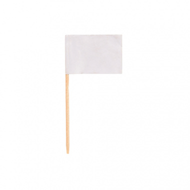 500 Deko-Picker 8 cm weiss