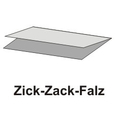 250 Blatt Handtuchpapier 23 cm x 25 cm grau Zick Zack, 1-lagig
