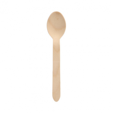 100 Löffel, Suppenlöffel aus Holz -pure- 15,7 cm