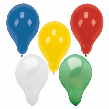 8 Luftballons  32 cm farbig sortiert