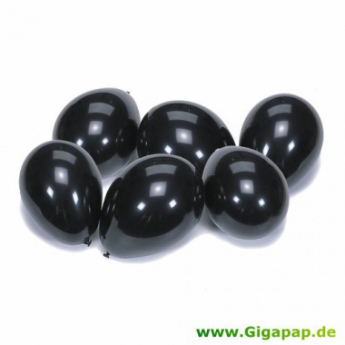 10 Luftballons  25 cm schwarz