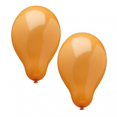 10 Luftballons Ø 25 cm orange