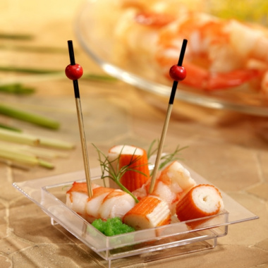 40 Fingerfood - Spiee 7 cm -Red Pearl-