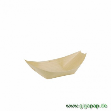 50 Fingerfood - Schalen, Holz 16,5 cm x 8,5 cm Schiffchen