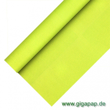 Tischdecke limonengrn 25 m x 1,18 m stoffhnlich, Vlies 