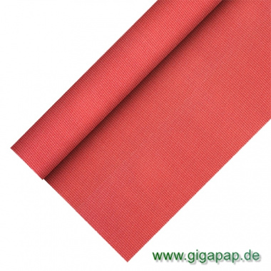 Tischdecke rot 25 m x 1,18 m stoffhnlich, Vlies 