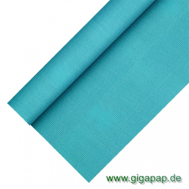 Tischdecke türkis 25 m x 1,18 m stoffähnlich, Vlies soft selection plus abwaschbar