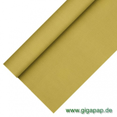 Tischdecke gold 25m x 1,18m stoffähnlich, Vlies soft selection plus abwaschbar