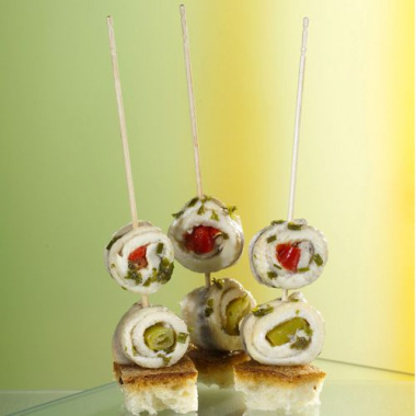 500 Fingerfood - Spieße -pure- 15 cm gedrechselt