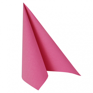 50 Servietten -ROYAL Collection- 1/4-Falz 40 cm x 40 cm fuchsia