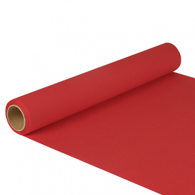 Tischlufer, Tissue -ROYAL Collection- 5 m x 40 cm rot auf Rolle