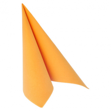 50 Servietten -ROYAL Collection- 1/4-Falz 40 cm x 40 cm orange