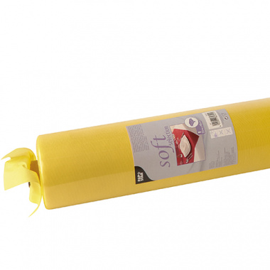 Tischdecke gelb 25m x 1,18m stoffähnlich, Vlies soft selection