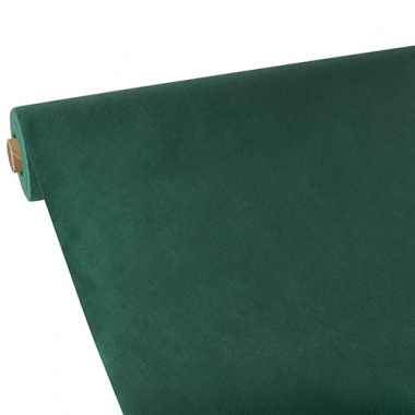 Tischdecke dunkelgrün 25m x 1,18m stoffähnlich, Vlies soft selection