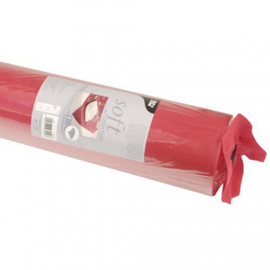 Tischdecke rot 40m x 1,18m stoffähnlich, Vlies soft selection