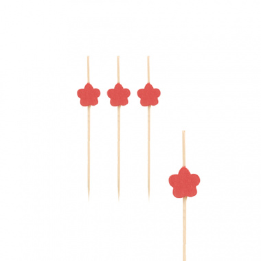 100 Fingerfood - Picker 7 cm Flower