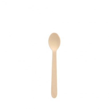 100 Kaffeelöffel, Holz pure 11 cm