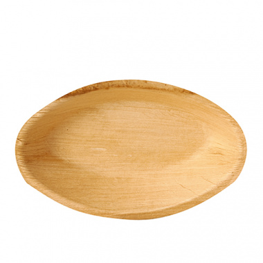 25 Teller, Palmblatt pure oval 18 cm x 11,5 cm x 3 cm