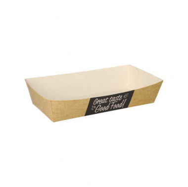 50 Pommes-Frites-Trays pure 3,5 cm x 7 cm x 15 cm Good Food gro