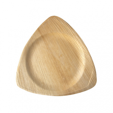 25 Teller, Palmblatt pure 3-eckig 25 cm x 25 cm x 1,5 cm