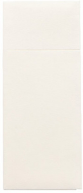 100 Bestecktaschen, Airlaid 1/8-Falz 40 cm x 33 cm weiss