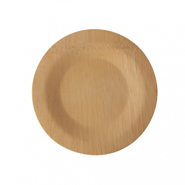 10 Teller, Bambus pure rund Ø 18 cm · 1,5 cm