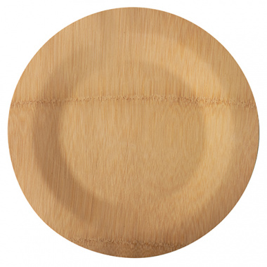 10 Teller, Bambus pure rund Ø 28 cm · 1,5 cm