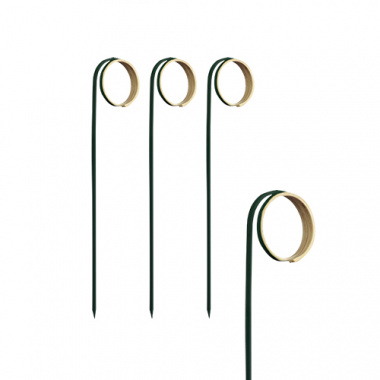 100 Fingerfood - Picker 11 cm schwarz Twister