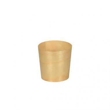 12 Fingerfood - Schalen, Holz pure rund Ø 4,5 cm · 4,5 cm