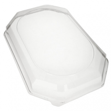 10 Deckel für Servierplatten, PET 54 cm x 35 cm x 6,3 cm transparent