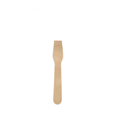 100 Eislöffel, Holz pure 9,4 cm gewachst