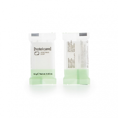 150 Seifen Hotel Care eckig 8 mm x 52 mm x 33 mm weiss pflanzlich im Flow Pack